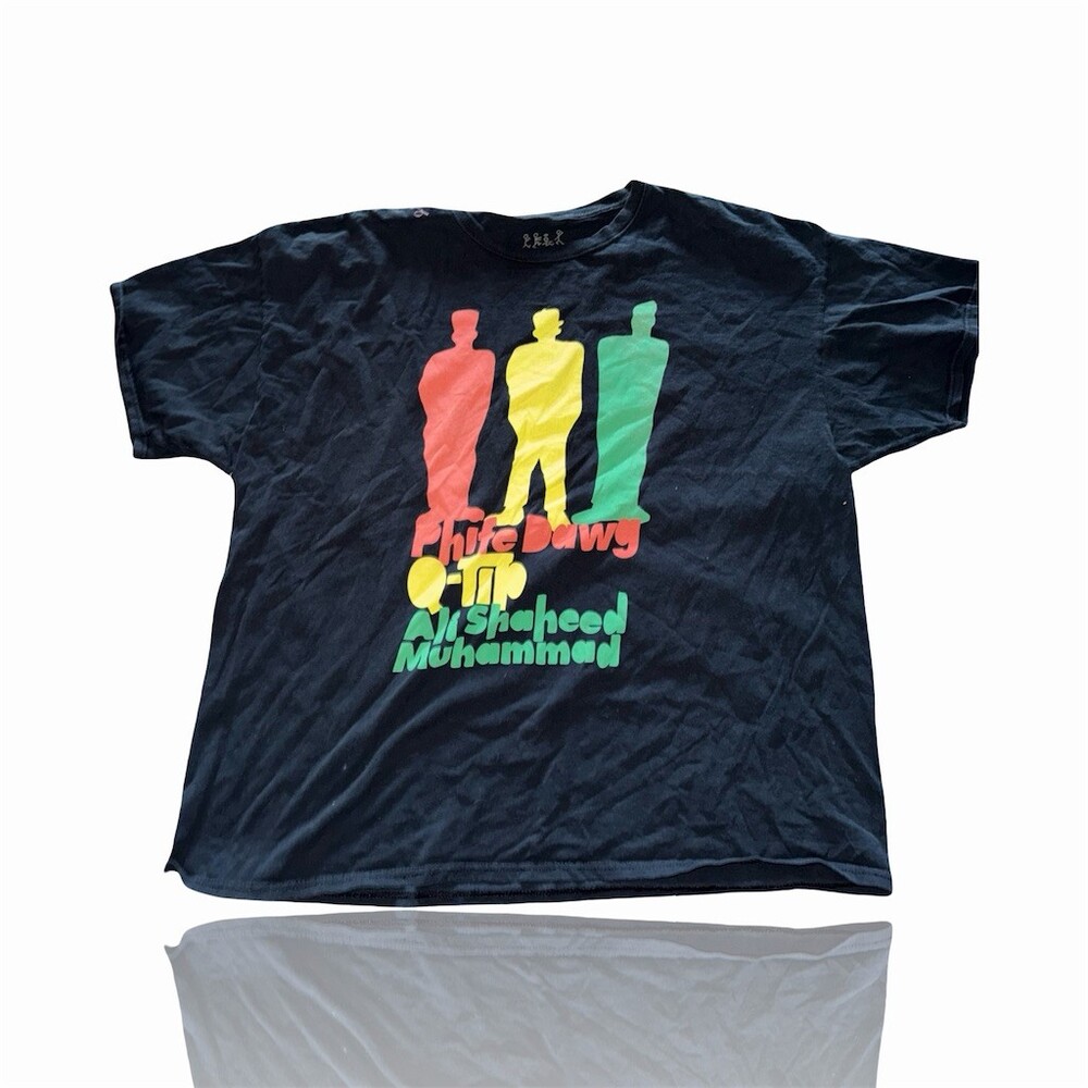 A Tribe Called Quest T-Shirt Mens 3XL Black Graphic Hip Hop Rap 90s